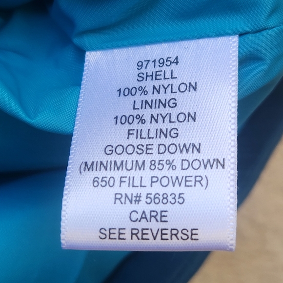 CABELA'S Women's Vest Large Blue Goose Down Warm Quilted Outdoor - Picture 6 of 14